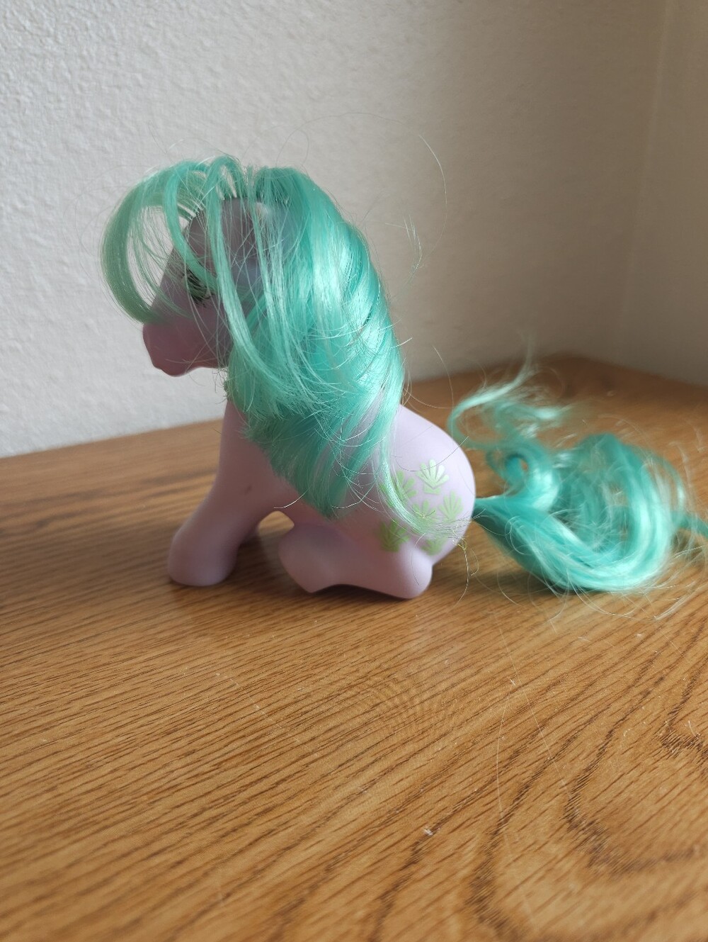 Vintage My Little Pony G1 Seashell Sitting 1983 Purple Green Faded Hair - Picture 2 of 14